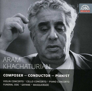 the album cover for Khachaturian / Kogan / Jemelik / Gauk / Klima - Composer & Conductor & Pianist