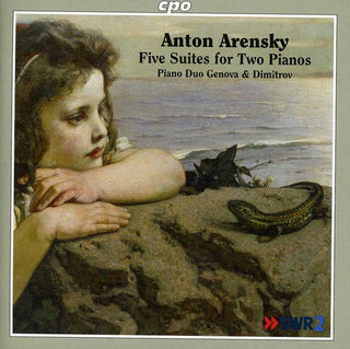 the album cover for Genova and Dimitrov Piano Duo - Five Suites for Two Pianos