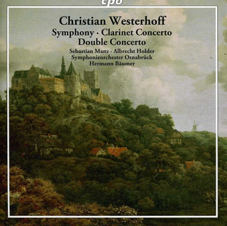 the album cover for Sebastian Manz - Symphony / Clarinet Concerto / Double Concerto