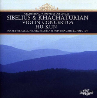 the album cover for Sibelius / Rpo / Kun / Menuhin - Concertos for Violin & Orche