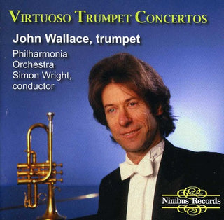 the album cover for Wallace / Philharmonia Orchestra / Wright - Virtuoso Trumpet Concertos