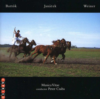 the album cover for Musica Vitae - Plays Bartok, Janacek & Weiner