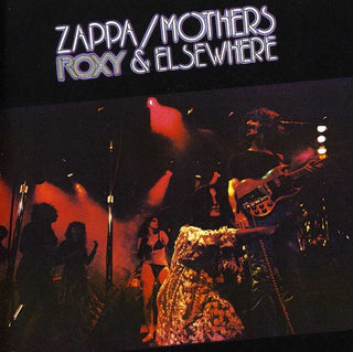 the album cover for Frank Zappa - Roxy and Elsewhere