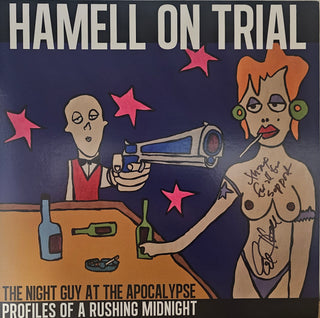 Hamell On Trial- The Night Guy At The Apocalypse Profiles Of A Rushing Midnight (Clear Crime Scene Clean Up)(Signed Cover)