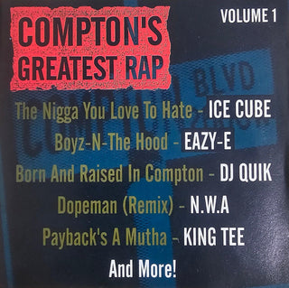 Various- Compton's Greatest Rap Vol. 1