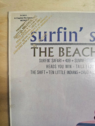 Beach Boys- Surfin' Safari (1980 Mono Reissue)(Top Left Corner Unsealed And Promo Stamped)(Sealed)