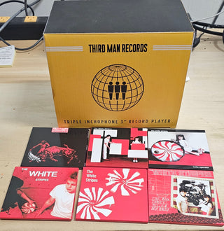 Crosley Third Man Triple Inchophone 3" Record Player (w/6x 3" Records)