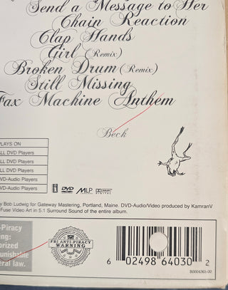 Beck- Guero (Deluxe CD/DVD)(Hole Punch In Barcode)