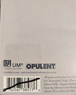 Chet Faker- Thinking In Textures (RSD18)(Champagne W/ White Marble)(Line Through Barcode)(Sealed)