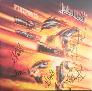 Judas Priest- Firepower (Small Top Seam Split)(Signed By Band)