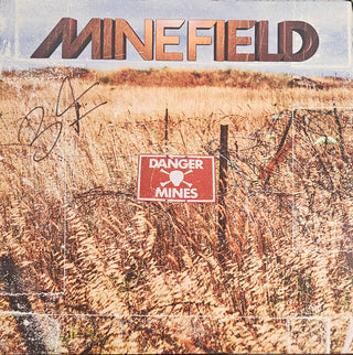 Minefield- Minefield (Signed w/ Guitar Pick)(Top Seam Split)
