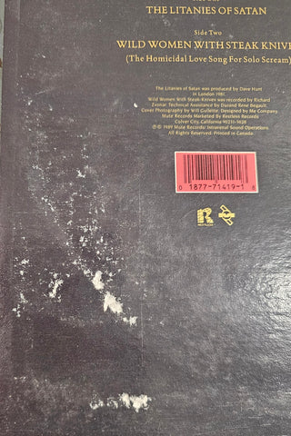 Diamanda Galas- The Litanies Of Satan (Sleeve Wear)