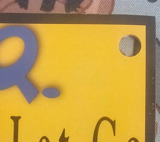 Josephine's Quarantine- Let Go (Promo Stamp On Cover, Hole Punch)