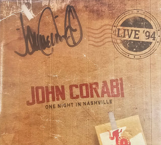 John Corabi (Motley Crue)- One Night In Nashville (Signed w/ Guitar Picks & Sticker)