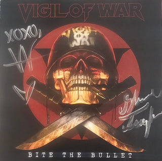 Vigil Of War- Bit The Bullet (Signed)