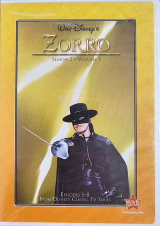 Zorro: Season 2, Volume 1 (Disney Movie Club)(Sealed)