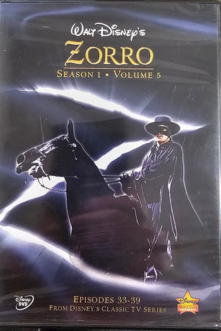 Zorro: Season 1, Volume 5 (Disney Movie Club)(Sealed)