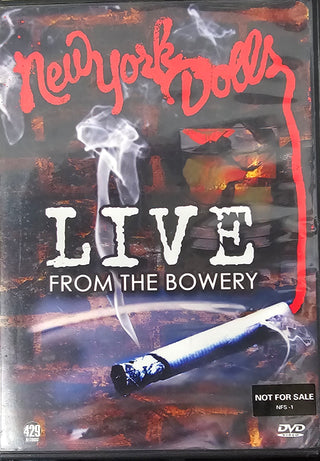 New York Dolls- Live From The Bowery (Not For Resale Cover)