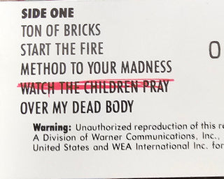 Metal Church- The Dark (Writing On J Card)