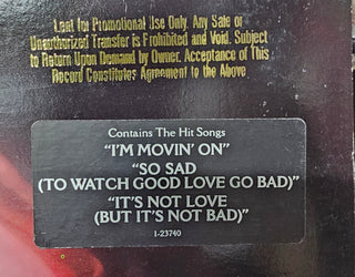 Emmylou Harris- Last Date (Promo Stamped; Hype Sticker On Cover)