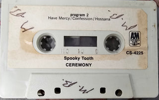 Spooky Tooth/Pierre Henry- Ceremony (Wear To J-Card, Writing On Tape)