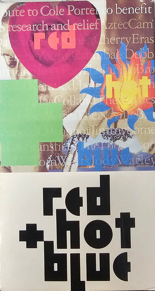 Various (File w/ Cole Porter)- Red Hot & Blue: A Tribute To Cole Porter (AIDS Research Benefit)(Box Wear, Writing On Back)