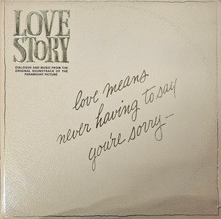 Love Story Soundtrack (Small Saw Cut)(Sealed)