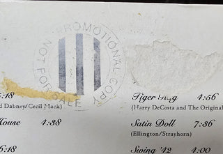 Stephane Grappelli/David Grisman- Live (Promo Stamp On Back,  Sleeve Damage)