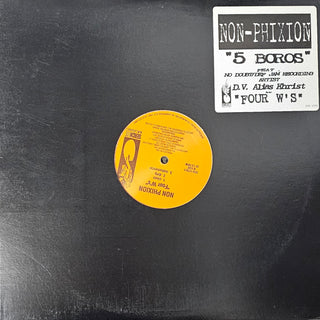 Non Phixion- 5 Boros/Four W's (12")(Top Seam Split)