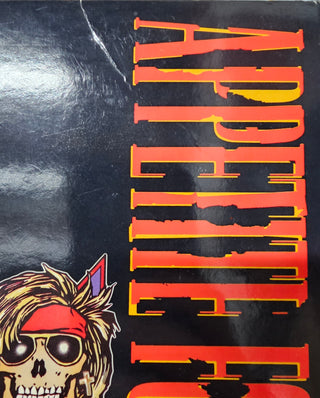 Guns N Roses- Appetite For Destruction  (1st Censored Cover Press)(Light Surface Wear/Sleeve Wear. Priced Accordingly)
