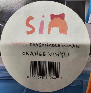 Sia- Reasonable Woman (Orange Vinyl, Hype Sticker On Sleeve) (Used Vinyl)