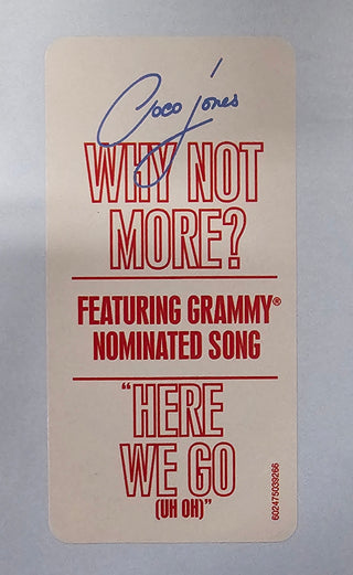 Coco Jones- Why Not More (Light Blue Vinyl, Hype Sticker On Sleeve) (Used Vinyl)