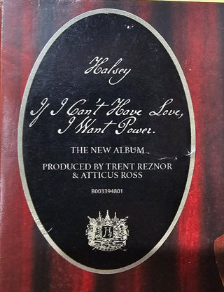 Halsey- If I Can't Have Love, I Want Power (Amber Translucent Vinyl w/ Hype Sticker On Sleeve)