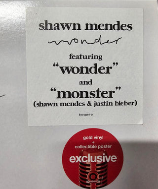 Shawn Mendes- Wonder (Gold Vinyl w/ Hype Sticker On Sleeve) (Used Vinyl)