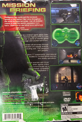 Syphon Filter Omega Strain (Greatest Hits)(Wear To Slipcover)