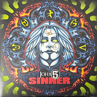 John 5 And The Creatures- Sinner (Yellow Vinyl, Autographed Cover) (Used Vinyl)