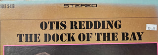 Otis Redding- The Dock Of The Bay (1st Press)(Discoloring To Sleeve, Top Seam Split)