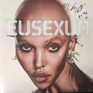 FKA Twigs- Eusexua (Milky Clear Vinyl, Signed & Personalized)(Hype Sticker On Sleeve)