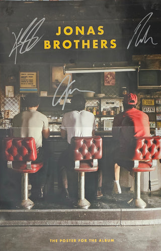 Jonas Brothers- The Album (w/ Signed Poster, Creasing To Poster) (Used Vinyl)