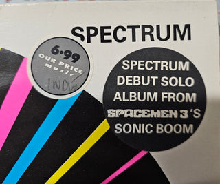 Sonic Boom- Spectrum (1989 UK Press)(Old Price Sticker On Cover)