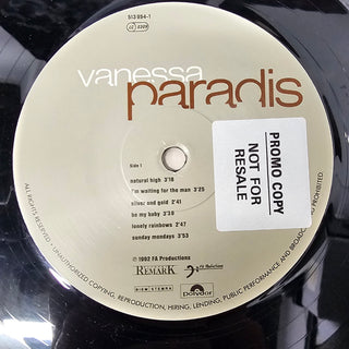 Vanessa Paradis- Vanessa Paradis (1992 European 1st Press, Promo Stickers On Back Sleeve & Labels) (Used Vinyl)