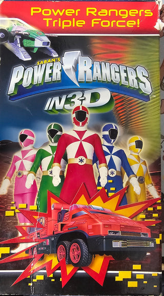 Power Rangers In 3-D: Power Rangers Triple Force (Wear To Box)