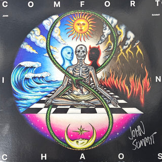 John Summit- Comfort In Chaos (White w/ Blue Splatter Vinyl w/ Signed Insert) (Used Vinyl)
