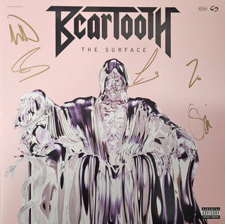Beartooth- The Surfaxe (Clear w/ Pink/Yellow/Green Splatter Vinyl)(Signed Cover) (Used Vinyl)