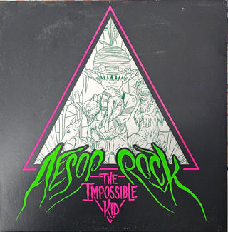 Aesop Rock- The Impossible Kid (1x Neon Green/1x Neon Pink Vinyl)Light Sleeve Wear) (Used Vinyl)
