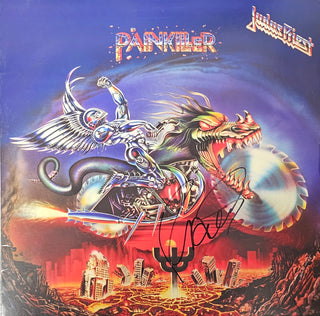 Judas Priest- Painkiller (Autographed Reissue, Unverified)(Top Seam Split) (Used Vinyl)