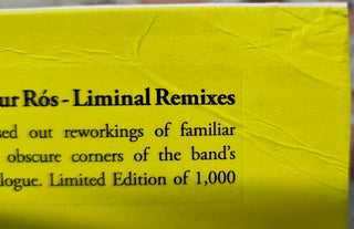 Sigur Ros- Liminal Remixes (2018 RSD Reissue)(Sleeve Damaged, Priced Accordingly) (Used Vinyl)