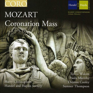 the album cover for Harry Christophers - Coronation Mass