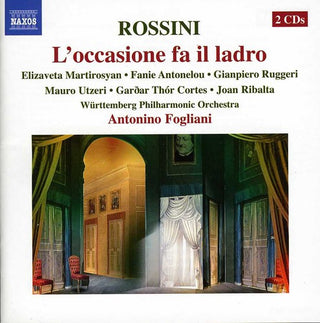 the album cover for Antonino Fogliani - L'occasione Fa Il Ladro