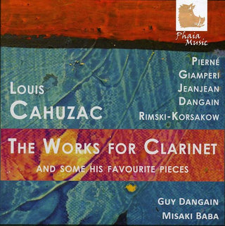 the album cover for Guy Dangain - Works for Clarinet / Various